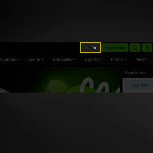Choose the method of registration on winwin
