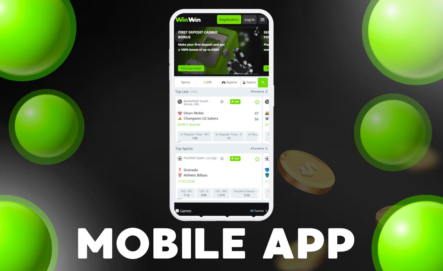 Play Winwin Casino Games & Bet on Sports with the Winwin Mobile App